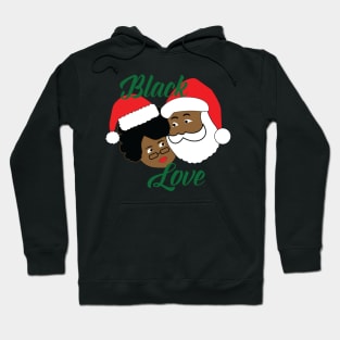 Black Love Black Santa & Mrs. Claus Hoodie